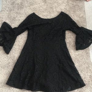 Cute little black lace dress. Size L